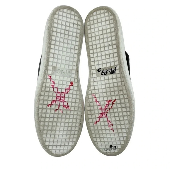 Vince Varley Backless Slip-On Sneakers Black Leather comfort Comfy Size 9.5 US - Picture 7 of 10